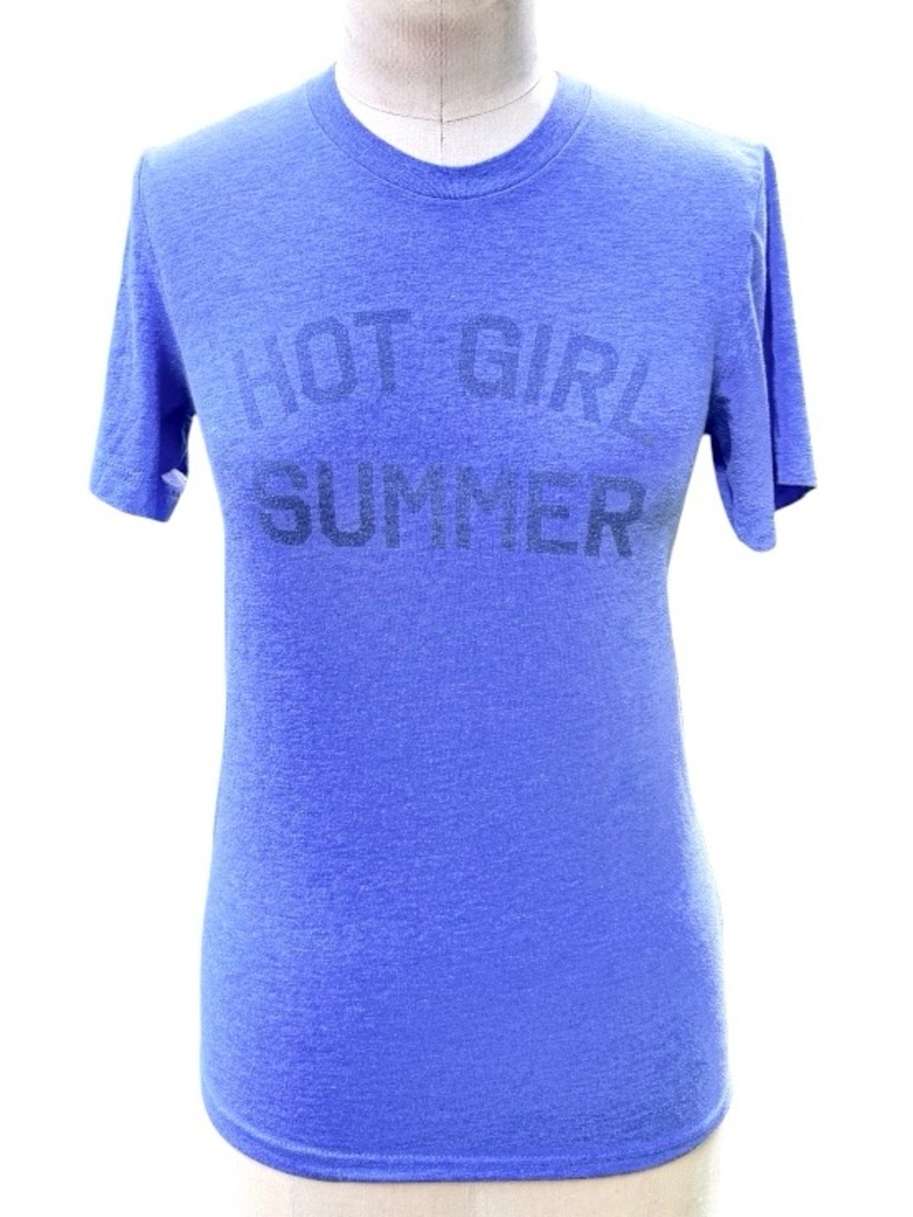 EUC Blue 'Hot Girl Summer' Graphic Tee. Size XS